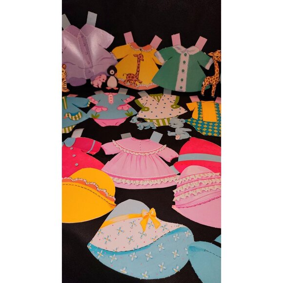 Whitman Baby Go-Alongs Paper Dolls With Go-Go Bag For Kids - Picture 12 of 16